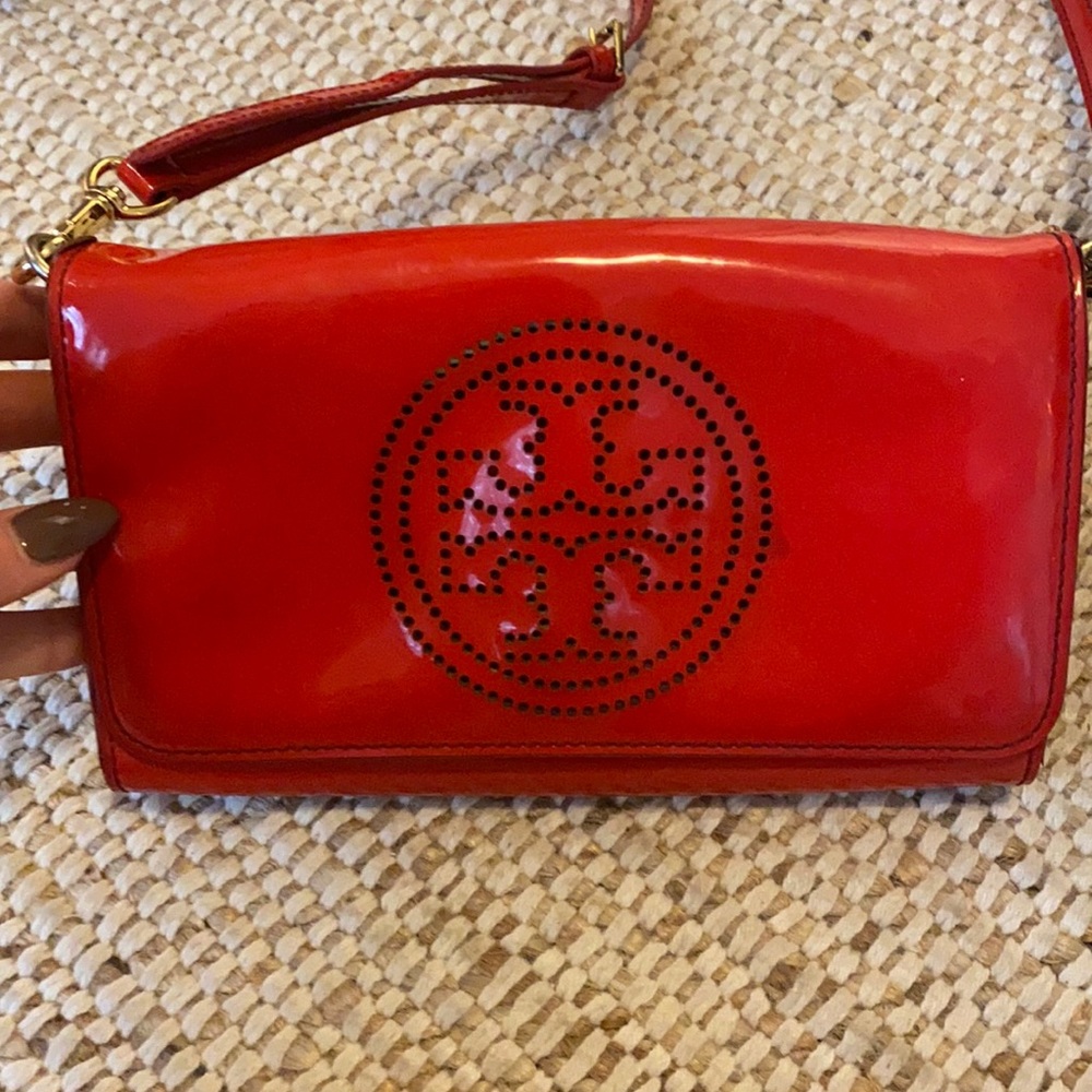 Tory Burch Paten Leather Crossbody